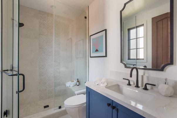 Bathroom, Glass Shower, Interior