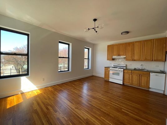Interior, Kitchen, Pendant Lights, Wood Texture Flooring