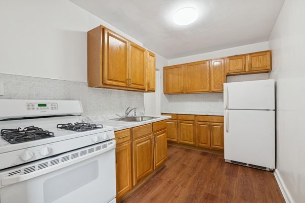 Interior, Kitchen, Wood Texture Flooring