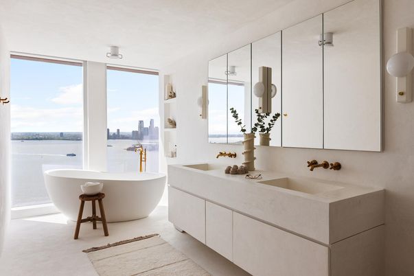 Bathroom, Dual Sink Vanities, Free Standing Baths, Interior, Water