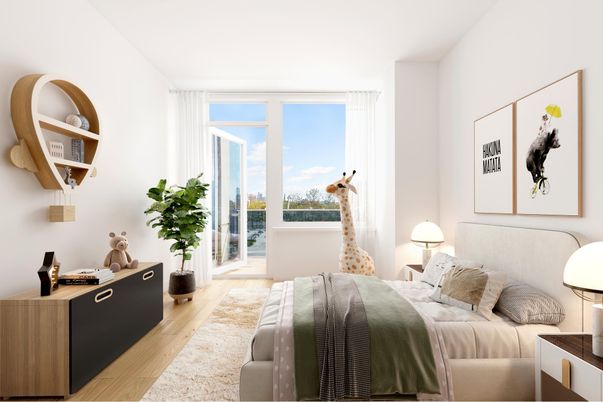 Bedroom, Interior, Wood Texture Flooring