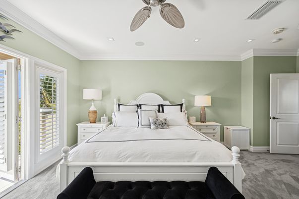 Bedroom, Interior, Recessed Lighting