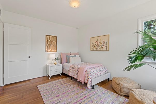 Bedroom, Interior, Wood Texture Flooring