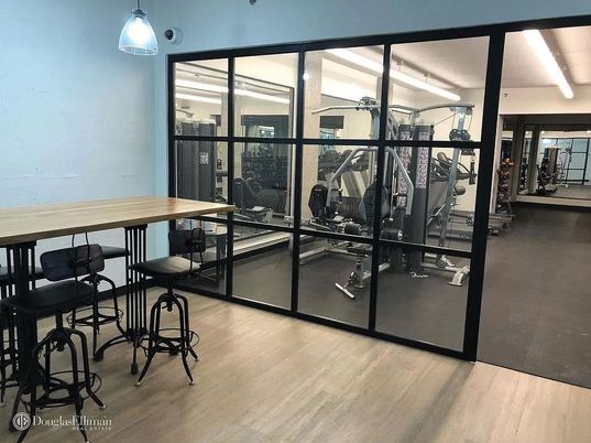 Fitness Equipment, Interior, Wood Texture Flooring