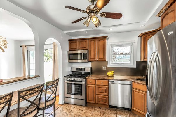 Interior, Kitchen, Recessed Lighting, Stainless Steel Appliances