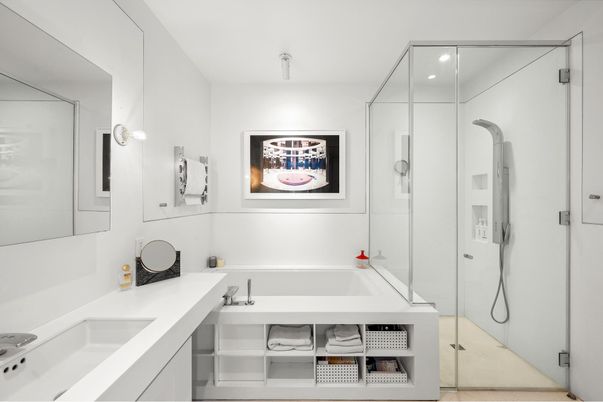 Bathroom, Glass Shower, Interior