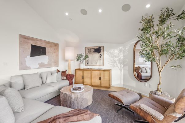 Interior, Living room, Recessed Lighting