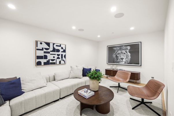 Interior, Living room, Recessed Lighting