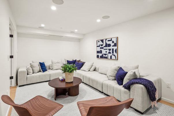 Interior, Living room, Recessed Lighting