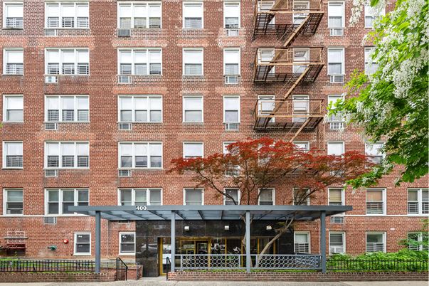 Exterior, Facade, Brick Facade, Condo Building