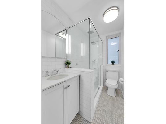 Bathroom, Dual Sink Vanities, Glass Shower, Interior