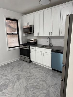 Interior, Kitchen, Marble, Stainless Steel Appliances