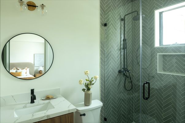Bathroom, Glass Shower, Interior