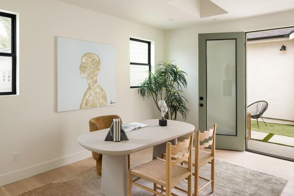 Dining room, Interior, Wood Texture Flooring