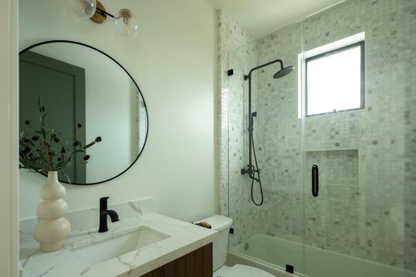 Bathroom, Glass Shower, Interior