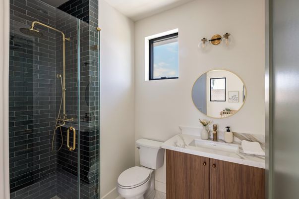 Bathroom, Glass Shower, Interior