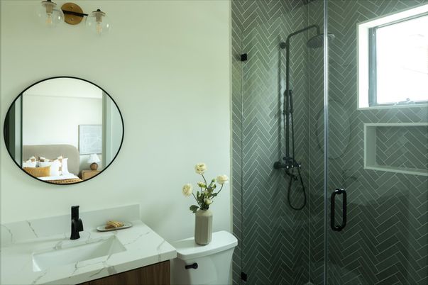 Bathroom, Glass Shower, Interior