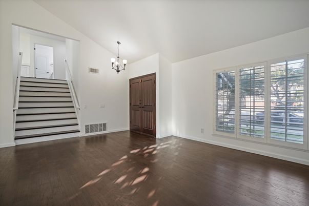 Chandelier, Interior, Wood Texture Flooring