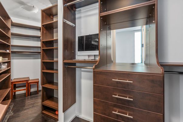Interior, Walk-in Closets, Wood Texture Flooring