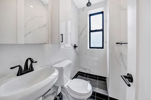Bathroom, Interior, Marble Walls