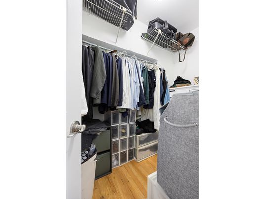 Interior, Walk-in Closets, Wood Texture Flooring