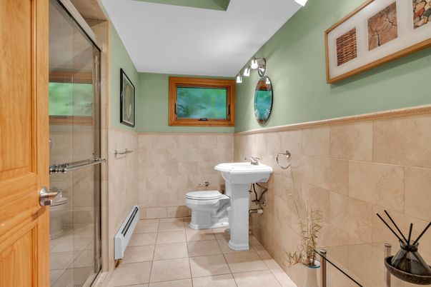 Bathroom, Glass Shower, Interior