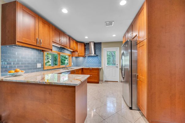 Interior, Kitchen, Recessed Lighting, Stainless Steel Appliances