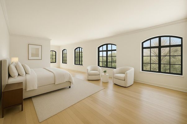 Bedroom, Interior, Wood Texture Flooring