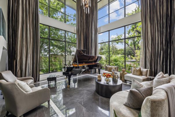 Interior, Living room, Piano