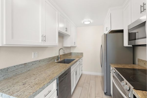 Interior, Kitchen, Wood Texture Flooring