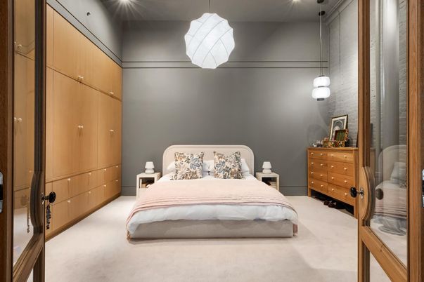 Bedroom, Interior, Pendant Lights