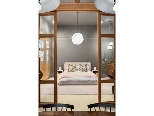 Bedroom, Interior, Pendant Lights