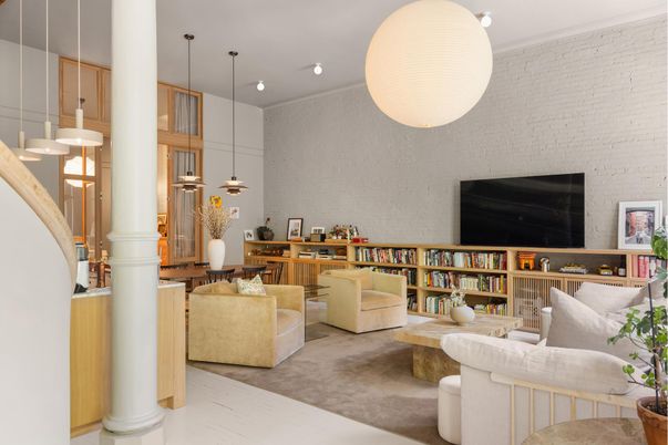 Dining room, Interior, Living room, Pendant Lights