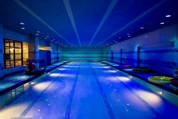 Interior, Pool, Recessed Lighting
