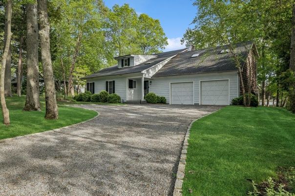 Attached, Backyard, Exterior, Facade, Cape Cod