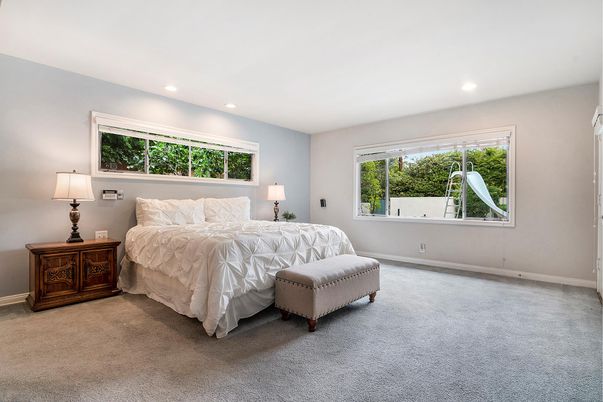 Bedroom, Interior, Recessed Lighting