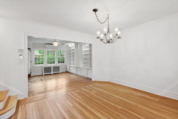 Chandelier, Empty room, Interior, Wood Texture Flooring