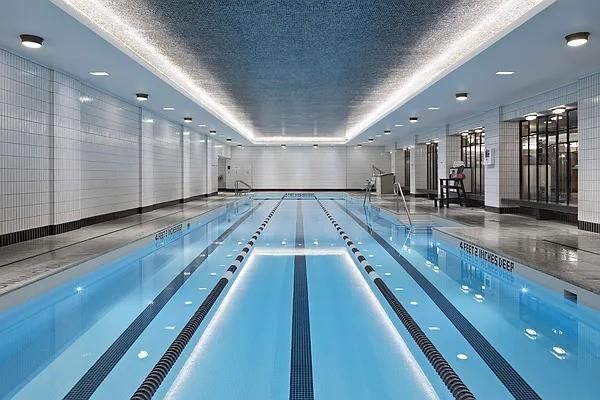 Interior, Pool, Recessed Lighting