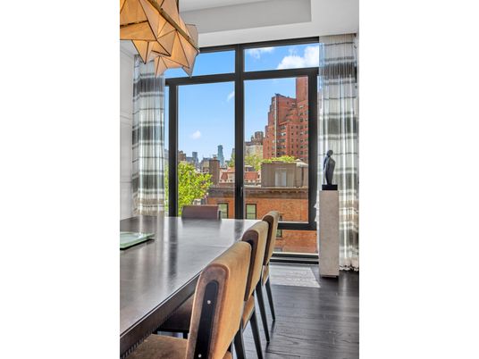 Dining room, Interior, Wood Texture Flooring