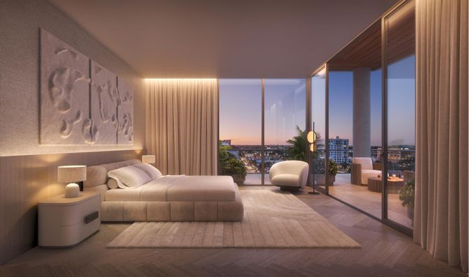 Bedroom, Interior, Water, Wood Texture Flooring