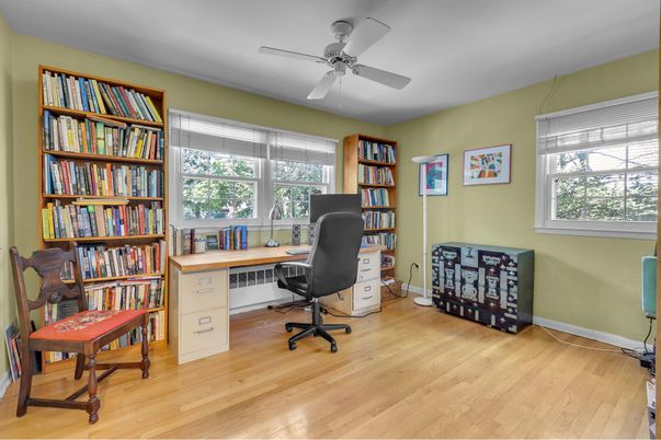 Home Office, Interior, Wood Texture Flooring