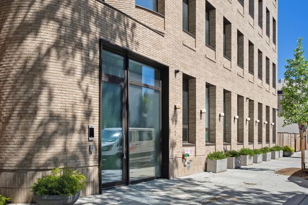 Exterior, Facade, Brick Facade, Highrise