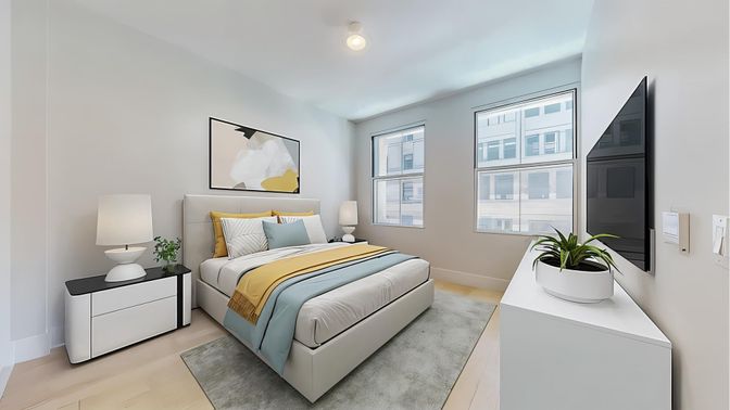 Bedroom, Interior, Wood Texture Flooring