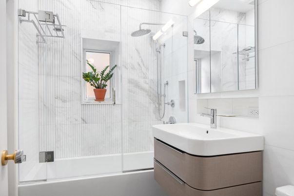 Bathroom, Glass Shower, Interior