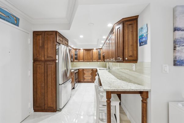 Interior, Kitchen, Recessed Lighting, Stainless Steel Appliances