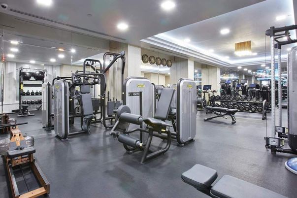 Fitness Equipment, Gym, Interior, Recessed Lighting