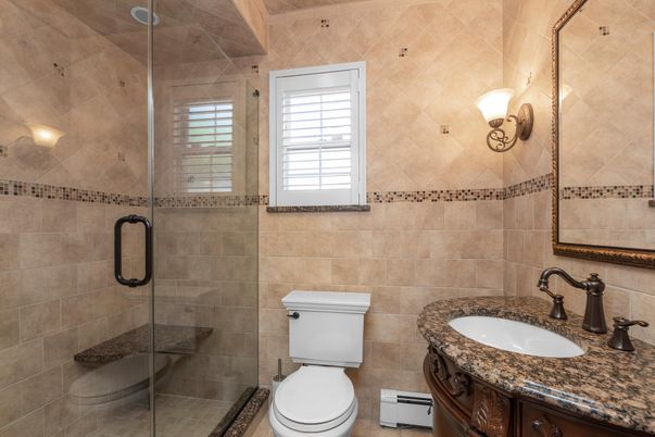 Bathroom, Glass Shower, Interior