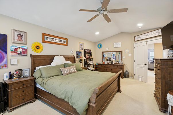 Bedroom, Interior, Recessed Lighting