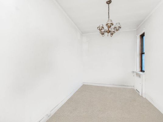 Chandelier, Empty room, Interior