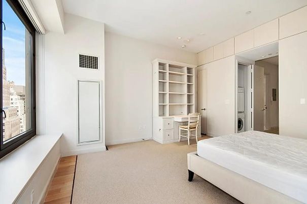 Bedroom, Home Office, Interior, Recessed Lighting, Wood Texture Flooring